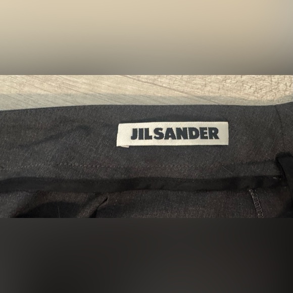 Jil Sander Wool Ankle Pants Straight Leg Mid Rise Luxe Career Size 38 US 6 *READ - Picture 8 of 10